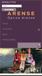 Mobile Screenshot of opticaarense.com